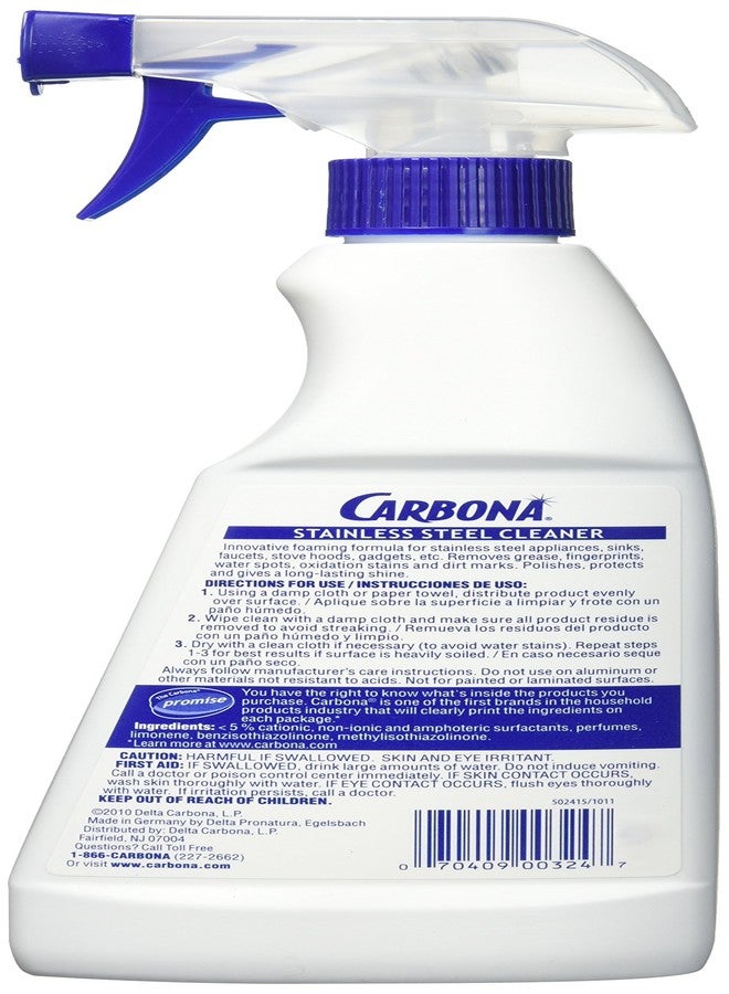 CARBONA Delta Carbona Stainless Steel Cleaner, 16.8 Fluid Ounce - Image 2