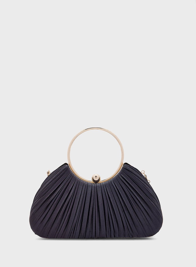 Khizana Pleated Clutch Bag - Image 2