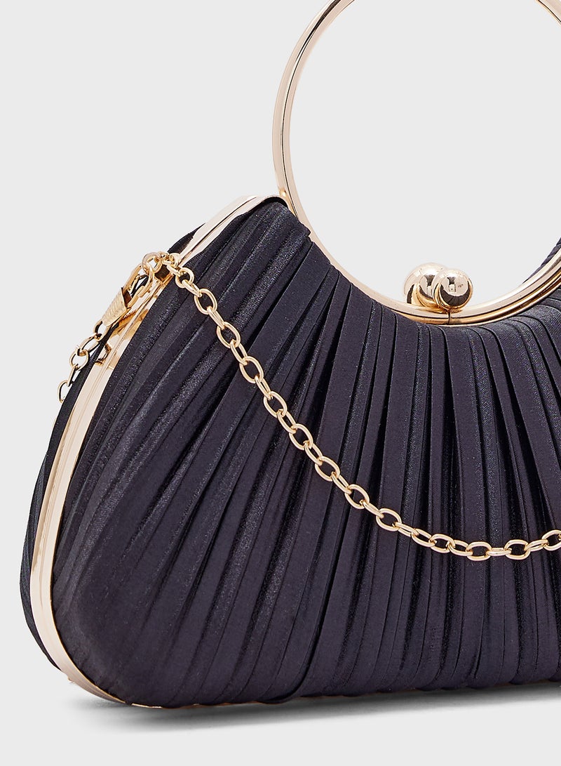 Khizana Pleated Clutch Bag - Image 4