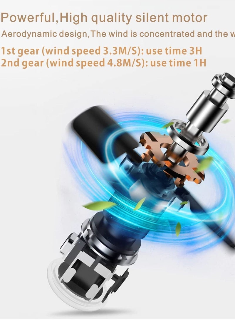 Umbrella Windproof Travel - Sun Protection with Fan and Illumination, Mini, Compact, Small, Folding Portable Backpack, Car, Shade Umbrellas for Rain Men Women - Image 4
