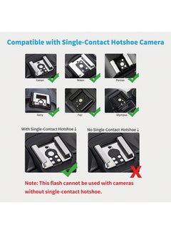 Godox Godox Lux Junior Retro Camera Flash, GN12 with 7 Levels Flash Power, CCT 6000K±200K with S1/S2 Optical Control for Fuji, for Canon, for Nikon, for Sony, for Olympus Camera  - Image 2