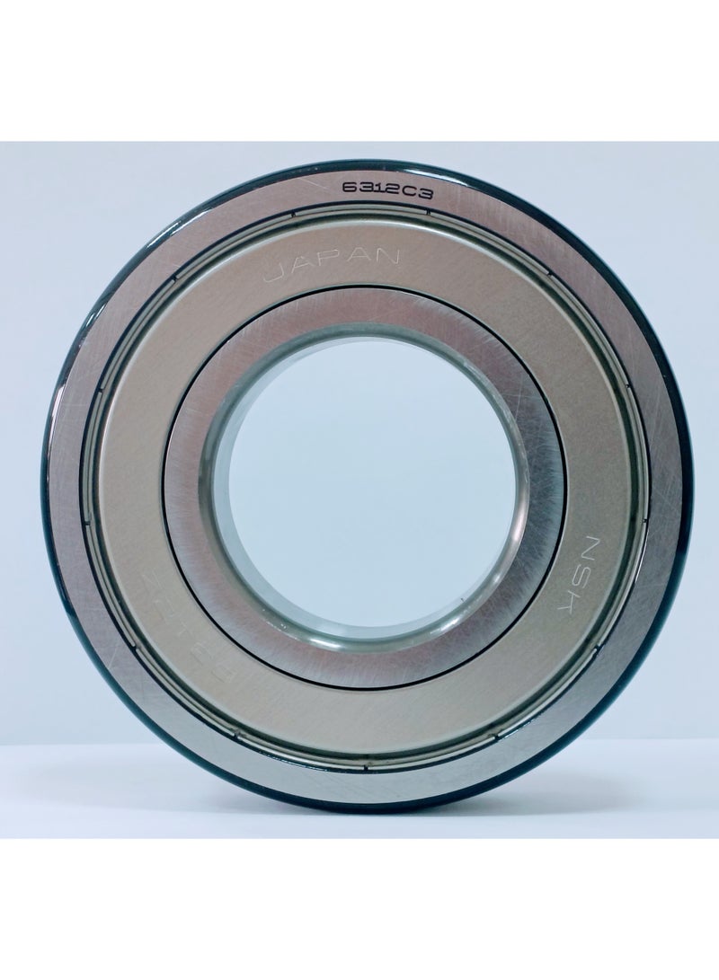 NSK رمان بلي أصلي NSK 6312ZZC3 - محمي بغطاء معدني - 60×130×31 مم - Image 1