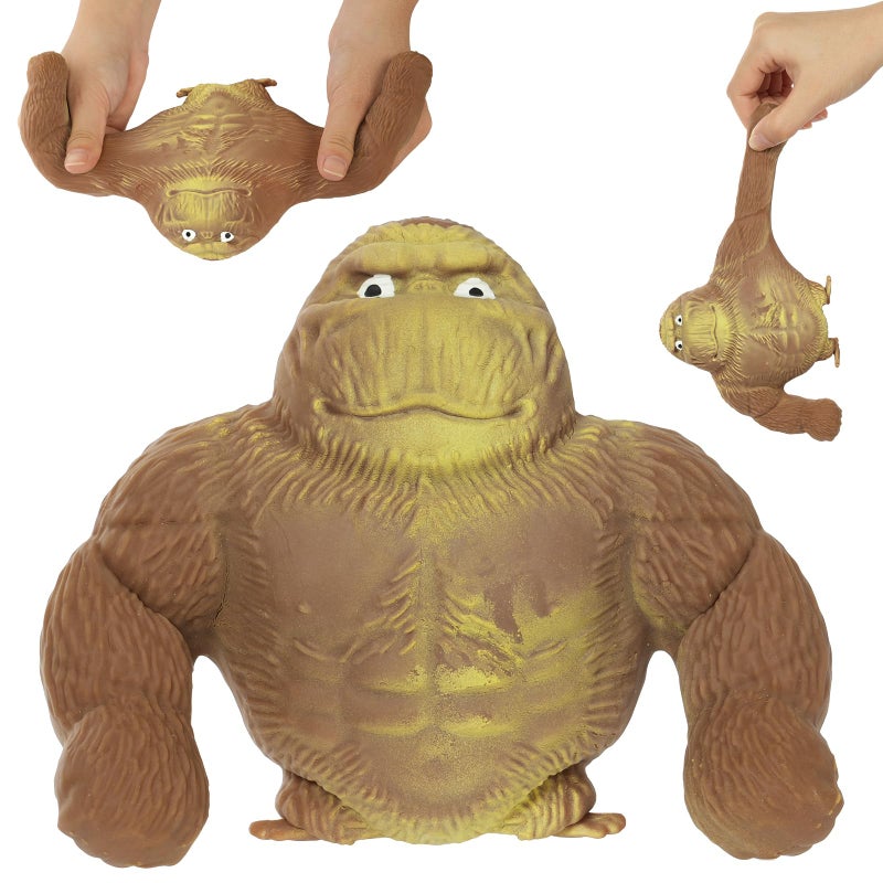 Ainiv Anti-Stress Toy, Gorilla Figure for Stress Relief, Latex Monkey Gorilla Toys, Soft Squeeze Toy, Suitable for All Ages - Image 1