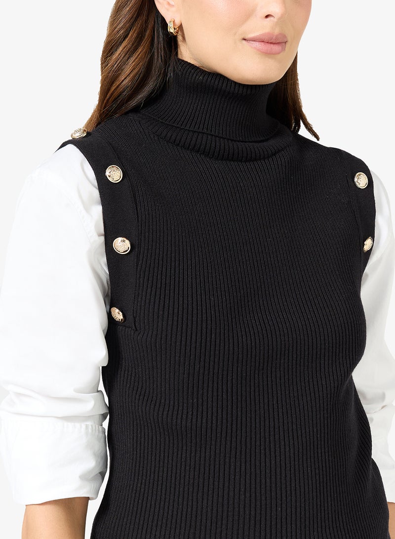 ايلا كنزة مضلعة بدون أكمام - Image 3