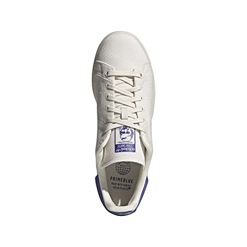 adidas Originals mens Stan Smith Primeblue Chalk White/Semi Night Flash/White 6 - Image 5