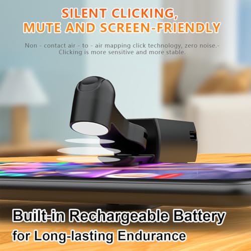 Feeziloe Auto Clicker for Smart Phone, Rechargeable Phone Screen Tapper, Fast Click Simulation Finger Continuous Click for Gaming, Live, Adjustable Speed Physical Clicker - Image 2