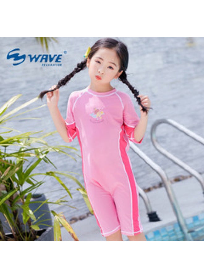 Swimsuit For Girls, Two-piece Swim Trunks, Hot Spring Swimwear, Sun Protection Clothing, Children's Swimwear Set, Quick-dry