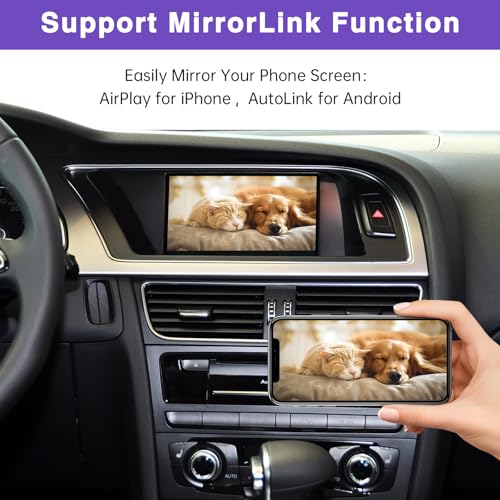NINETOM Wireless CarPlay Retrofit Kit Decoder Compatible with Audi A4, A5, S4, S5, RS4, RS5, and Q5 (2008–2015), for 3G MMI System, Supports Android Auto, Mirror Link, Reverse Camera - Image 5