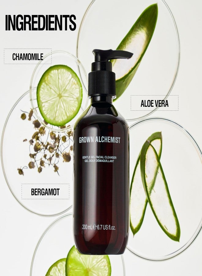 Grown Alchemist Gentle Gel Facial Cleanser (200ml) Natural Face Wash. Hydrating Bergamot & Rosebud Exfoliating with Willow Bark, a Salicylic Acid Alternative. - Image 4
