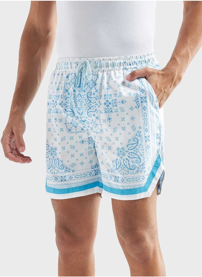 FAV Printed Drawstring Shorts  - Image 1
