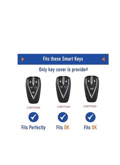 OUYoo OUYoo For Changan TPU Key Fob Cover Case Shell with Keychain for UNI UNI-T CS75 Eado Plus UNI-K CS85 Alsvin UNI-V0 CS95 CS35 .（Crystal white）  - Image 2