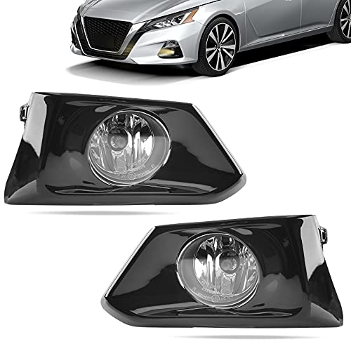 DLAA مصابيح ضباب DLAA لسيارة نيسان ألتيما/تيانا 2019 2020 2021 مجموعة مصابيح ضباب أمامية مع كابلات، عدسة شفافة - 1 زوج - Image 1