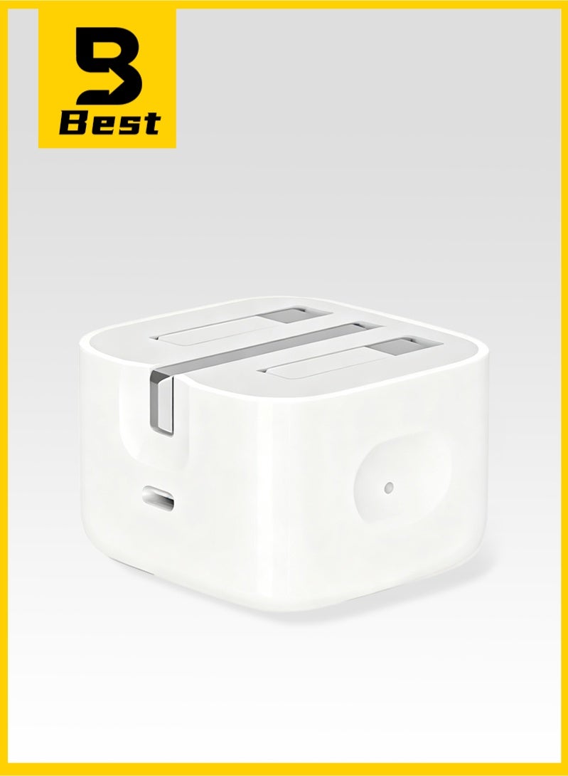 بست شاحن iPhone سريع الشحن | محول شاحن حائط USB-C سريع 35 وات متوافق مع iPhone 15/14/14 Pro/14 Pro Max/13/12/SE2020/11/XR/XS Max/X/iPad - Image 2