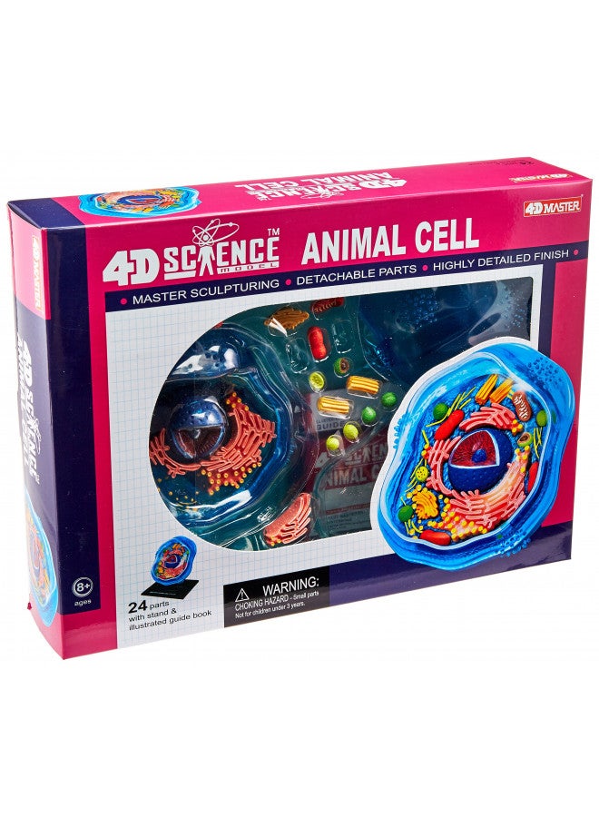 TEDCO نموذج تشريح خلية الحيوان 4D-ساينس من فامماستر - كورال، أسود، أخضر نعناعي، بيج، ذهبي، وردي ذهبي - Image 1