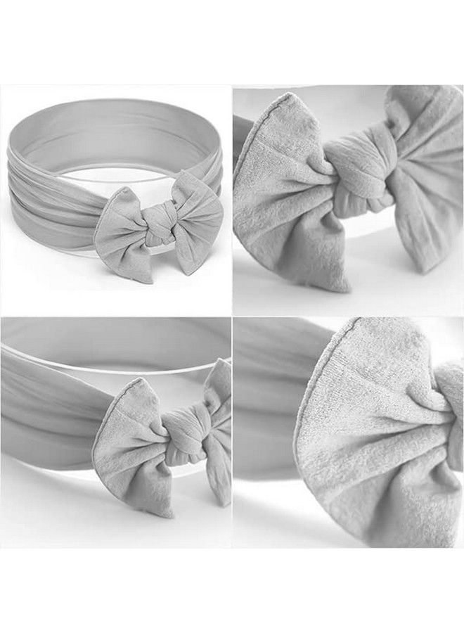 maycreate 6 Piece Baby Nylon Headbandsturban Knotted Girls Hairband Super Soft And Stretchy Hair Wrap For Newborn Toddle Childrens Girls 123456 Year Old - Image 4
