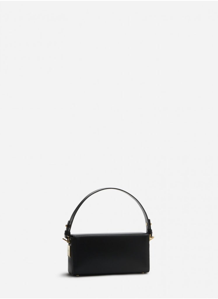 LANVIN PARIS Lanvin Nano Pencil Shiny Leather Shoulder Bag Black  - Image 3