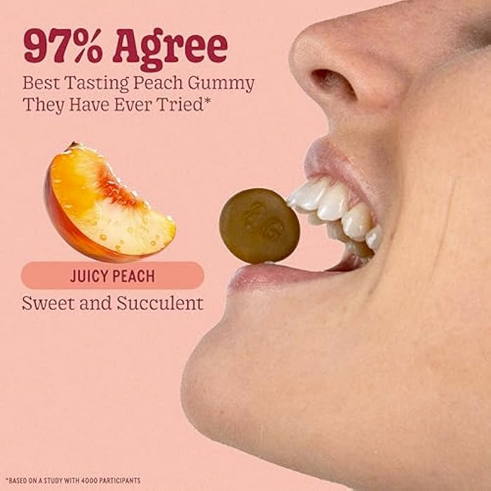 8Greens, Daily Greens Peach Gummies, 50 Count - Image 4