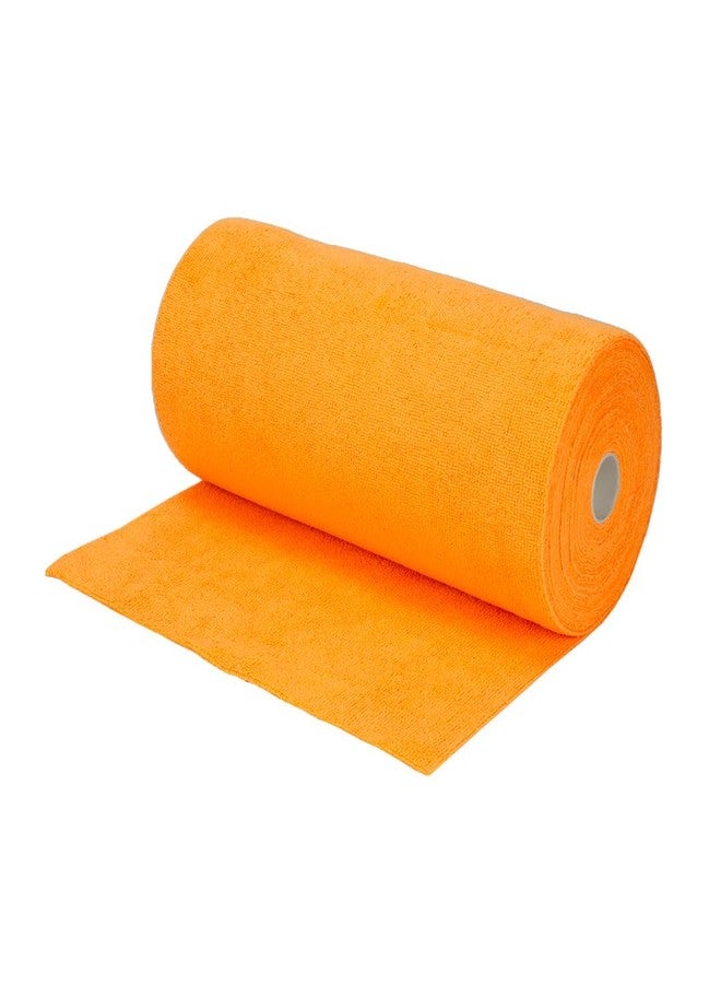 Maxshine Universal Orange Microfiber Tear-Away Towel Roll - 30 Reusable 12"x12" Sheets - 260GSM Terry Microfiber - Eco-Friendly, Lint-Free Cleaning Towels for Auto, Home & Garage - Image 3