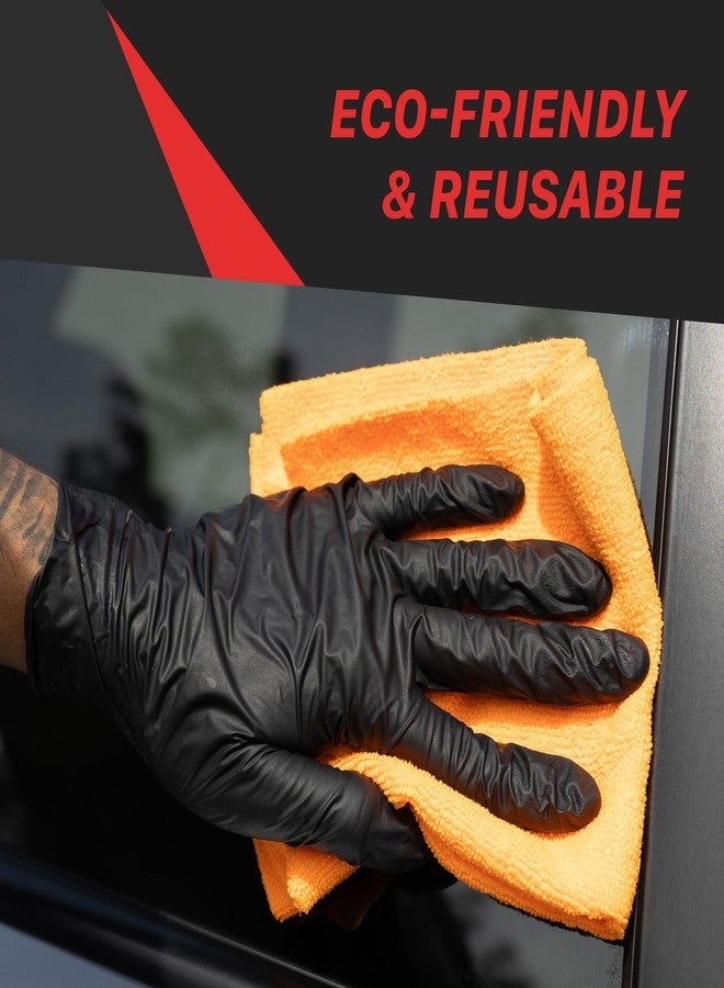 Maxshine Universal Orange Microfiber Tear-Away Towel Roll - 30 Reusable 12"x12" Sheets - 260GSM Terry Microfiber - Eco-Friendly, Lint-Free Cleaning Towels for Auto, Home & Garage - Image 5