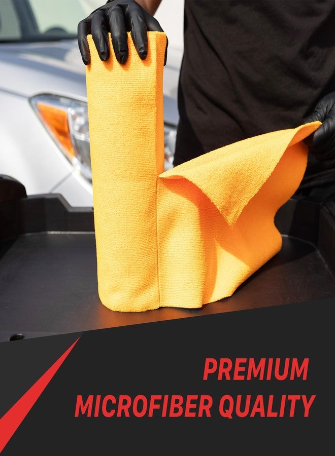 Maxshine Universal Orange Microfiber Tear-Away Towel Roll - 30 Reusable 12"x12" Sheets - 260GSM Terry Microfiber - Eco-Friendly, Lint-Free Cleaning Towels for Auto, Home & Garage - Image 4