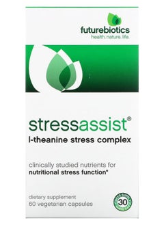 Futurebiotics Stressassist L-Theanine Stress Complex 60 Vegetarian Capsules 