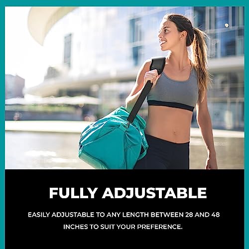 Get Bats Out Thick Padded Replacement Shoulder Strap for Bags Crossbody Straps for Laptop, Camera, Diaper Bags & More | Comfortable Replacement Straps Lifts Up to 1,200 lbs - Image 4