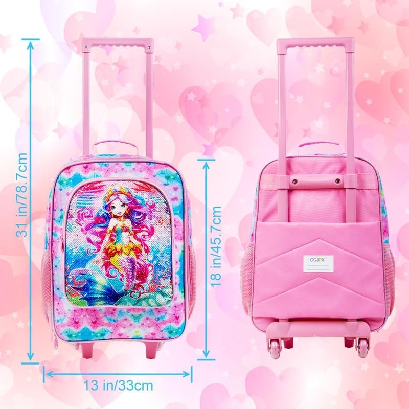 CCJPX Kids Luggage for Boys Girls, Toddler Rolling Travel Carry on Suitcase with Wheels - Image 3