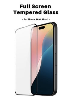 Glass 2 Pack iPhone 16 Screen Protector, HD Full Cover Tempered Glass Screen Protector, [9H Hardness][Smooth Touch][Anti-Fingerprint][Anti-Scratch][Bubble-Free] Screen Protector for iPhone 16 6.1 inch (Boxed, 2PCS)  - Image 2