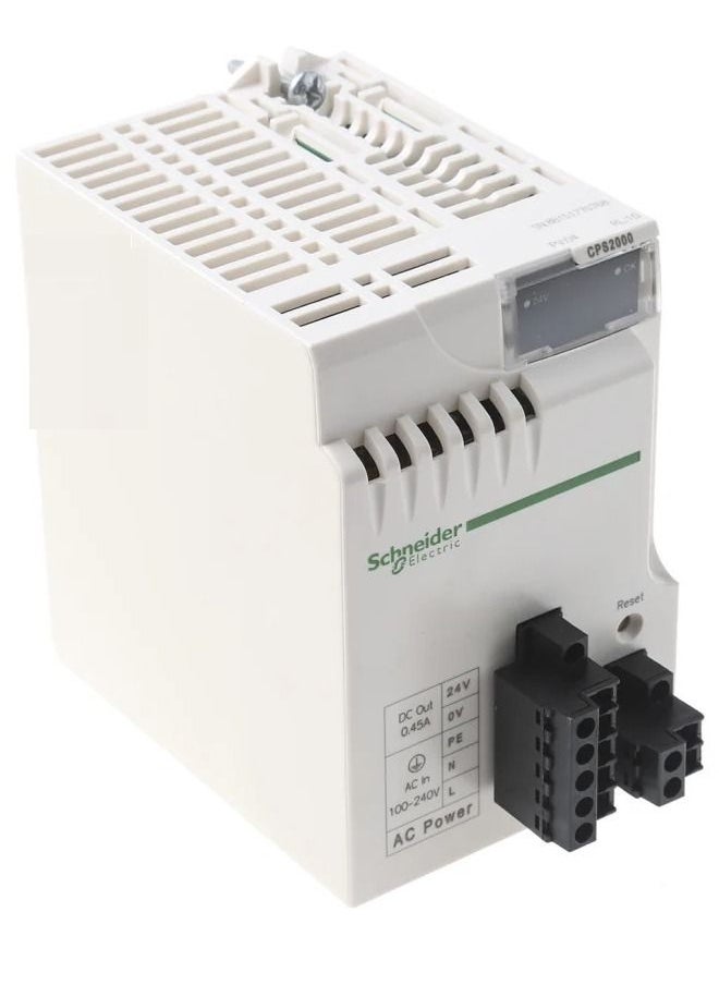 Schneider Electric - Schneider PLC Modicon M340_ power supply module X80 - 100..240 V AC - 20 W_ [BMXCPS2000] - Image 1