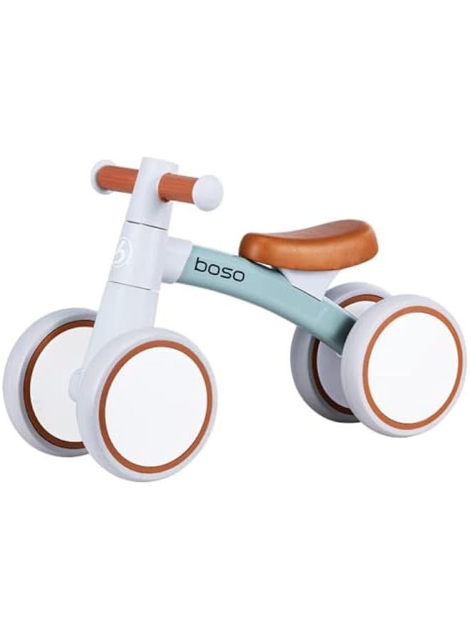 TRASSLE Baby Balance Bike for 1 Year Old Boys Girls 12-24 Month Toddler Balance Bike, 4 Wheels Toddler First Bike, First Birthday Gifts - Image 1