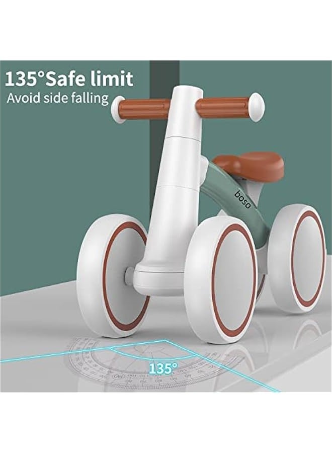 TRASSLE Baby Balance Bike for 1 Year Old Boys Girls 12-24 Month Toddler Balance Bike, 4 Wheels Toddler First Bike, First Birthday Gifts - Image 3