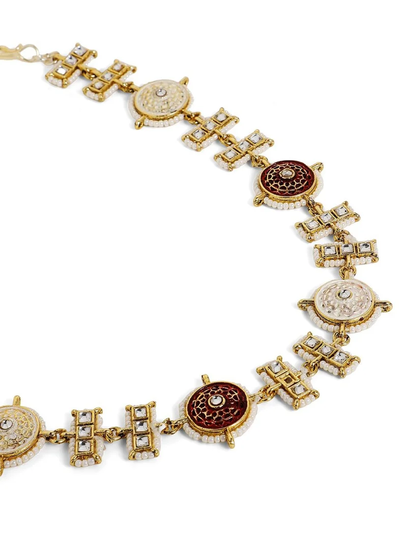 Priyaasi Kundan Studded Matha Patti Head Jewellery