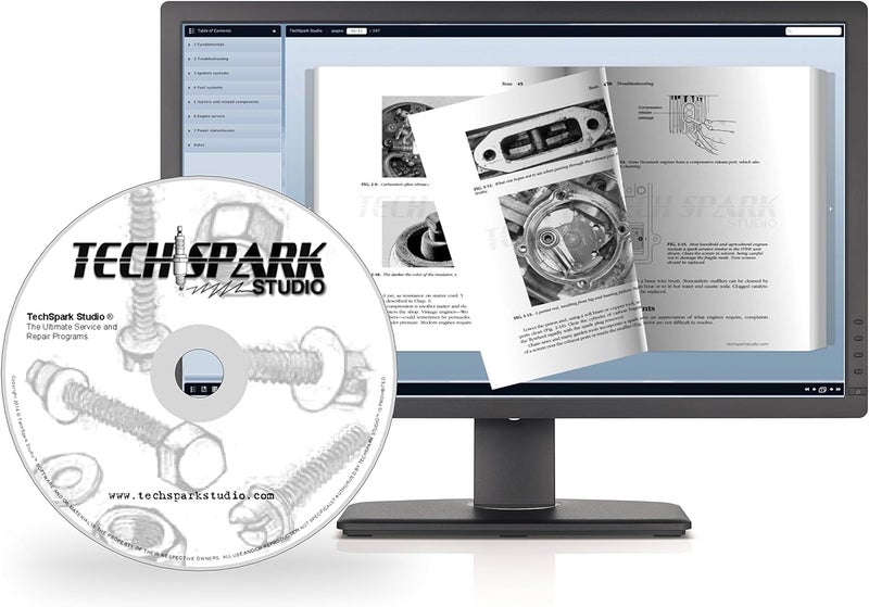 TechSpark Studio Suzuki GSX-R1100 Motorcycle Service Repair Maintenance Shop Manual 1986-1998 [CD-ROM] - Image 1