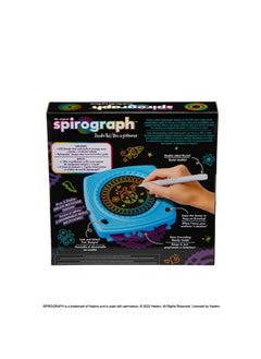 Spirograph Spirograph Doodle Pad- Arts and Crafts, Scratch Art, LCD Writing Tablet for Kids, Kids Toys, Art Supplies, Drawing Kit, Spiral Art, Double-Sides Stylus, Build-in Storage, Stencils Included, Ages 5+  - Image 2