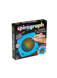 Spirograph Spirograph Doodle Pad- Arts and Crafts, Scratch Art, LCD Writing Tablet for Kids, Kids Toys, Art Supplies, Drawing Kit, Spiral Art, Double-Sides Stylus, Build-in Storage, Stencils Included, Ages 5+  - Image 1
