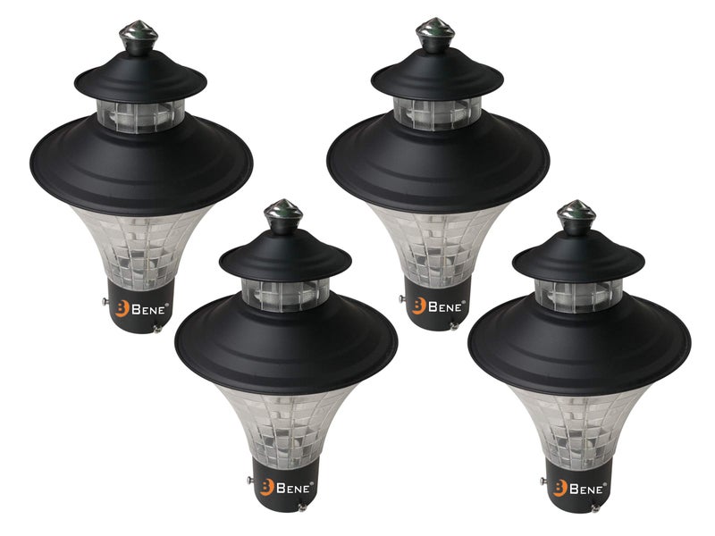 BENE Garden Light Nice (Black, 16 cm) - Pack of 4.(Polycarbonate) - Image 1