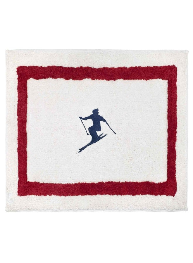 Izod - Bath Rug, Soft & Absorbent Bath Mat with Non-Skid Backing, Holiday Home Decor, Dorm Room Essentials (Alpine Collection, 20" x 32") - Image 1