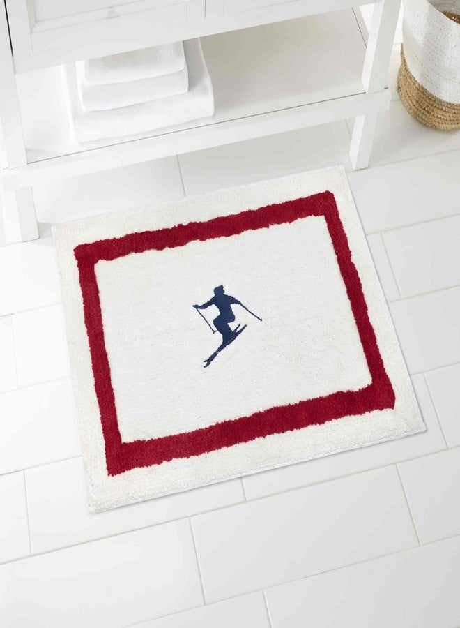 Izod - Bath Rug, Soft & Absorbent Bath Mat with Non-Skid Backing, Holiday Home Decor, Dorm Room Essentials (Alpine Collection, 20" x 32") - Image 3
