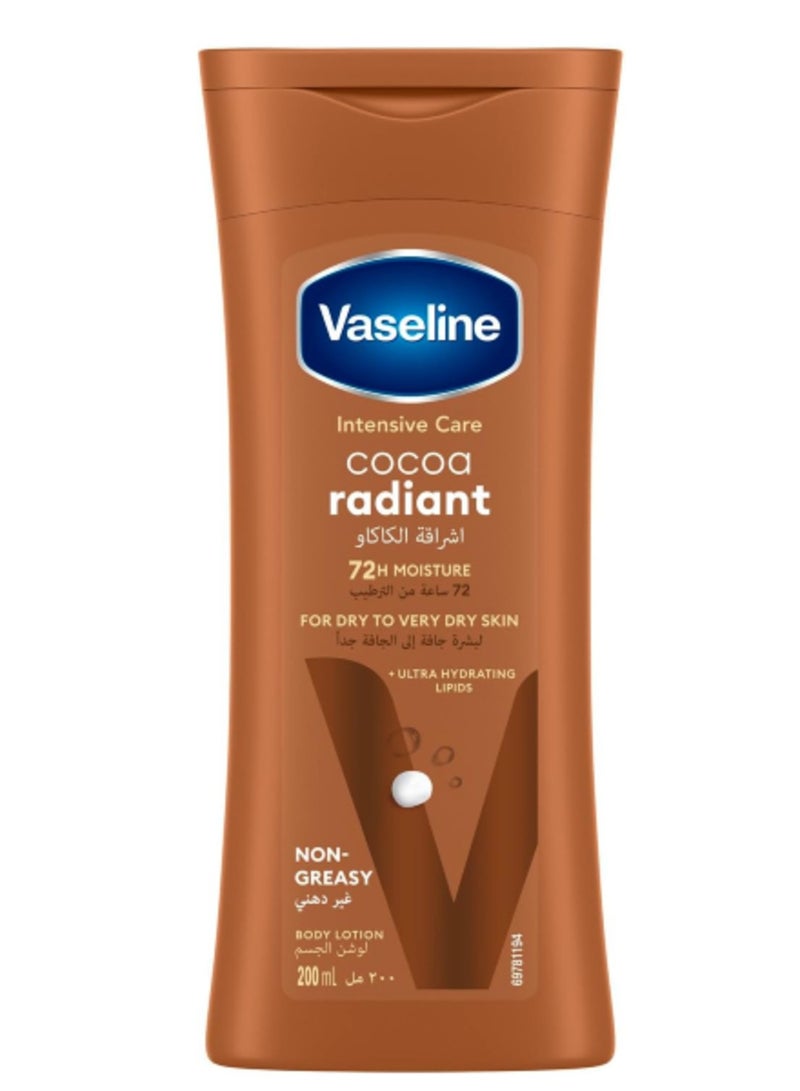 Vaseline Cocoa Rediant Body Lotion - 200 Ml