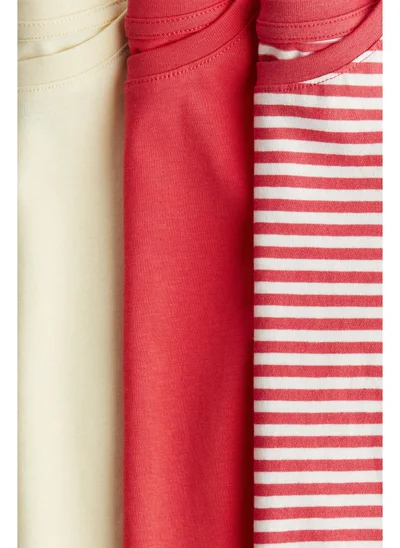 H&M 3-pack cotton tops