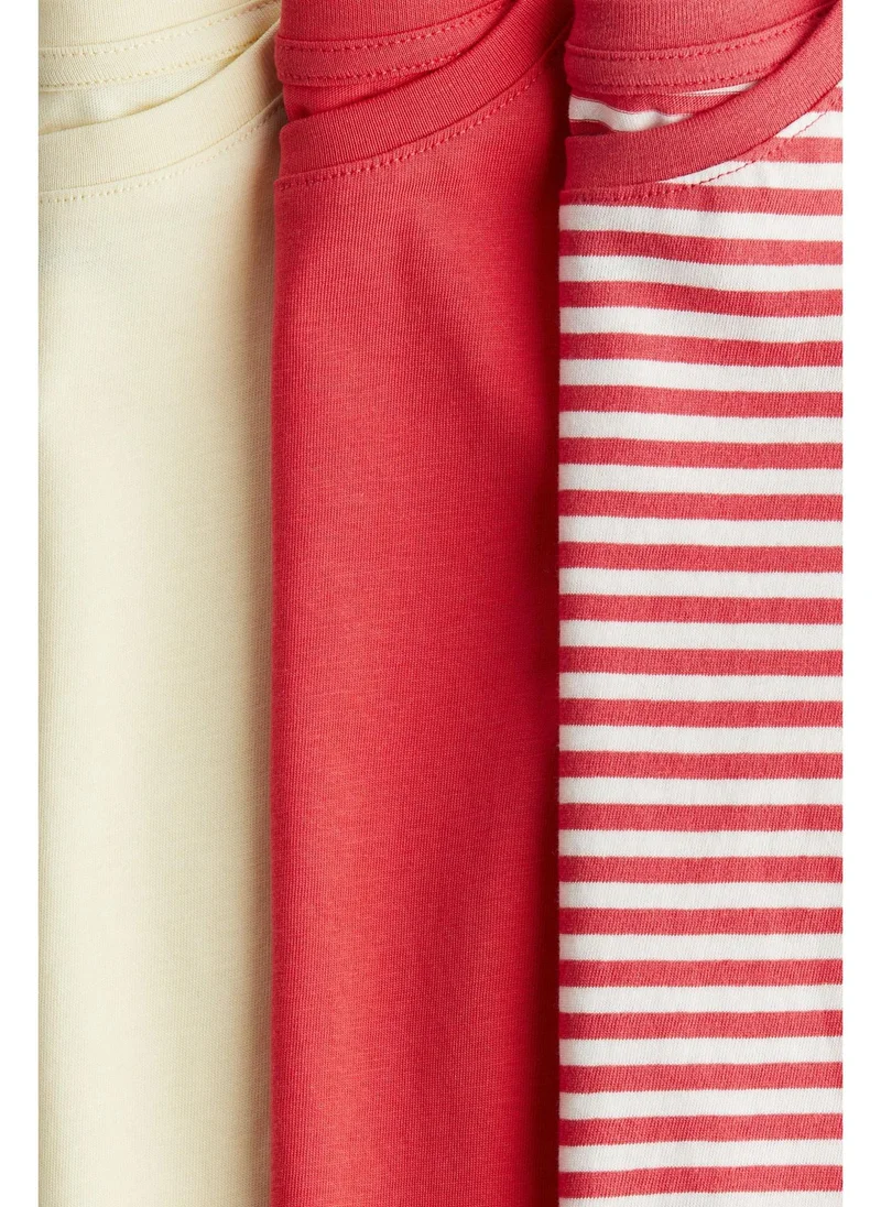 H&M 3-pack cotton tops