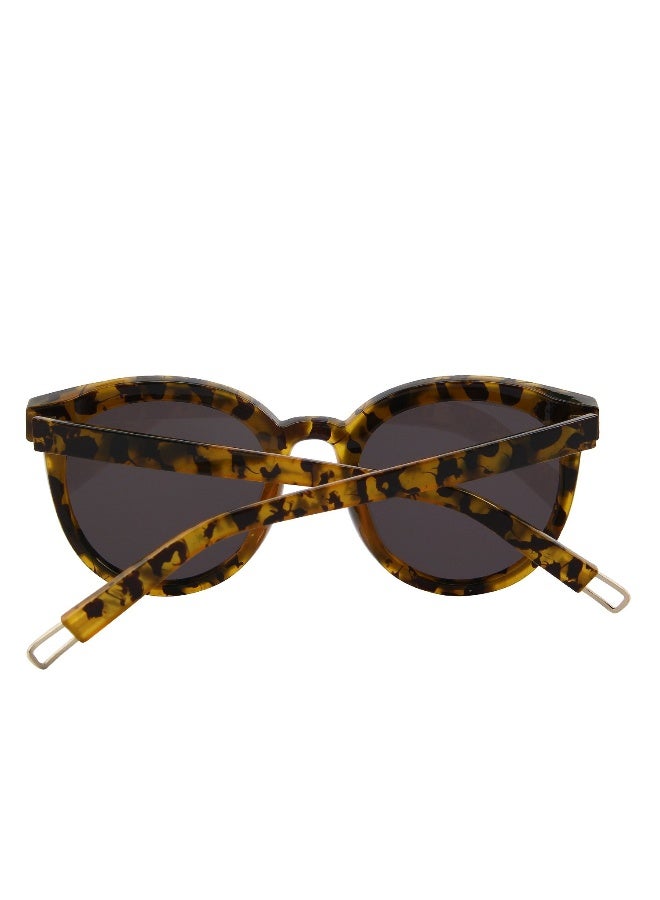 MERRY'S Round Sunglasses for Women Vintage Eyewear S8094 (Leopard, 63) - Image 4