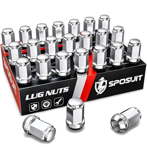 Sposuit 7/16-20 Lug Nuts - Replacement for 1953-1983 Chevy Corvette, 1967-1982 Camaro, 1964-1983 Malibu - Closed End Chrome Lug Nut(20 Pcs) - Image 1