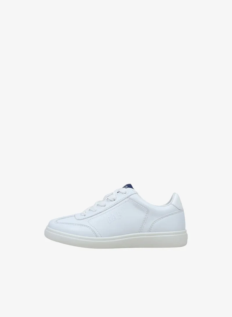 GAP Girls' Stitch Detail Sneakers with Lace-Up Closure - SEATTLE