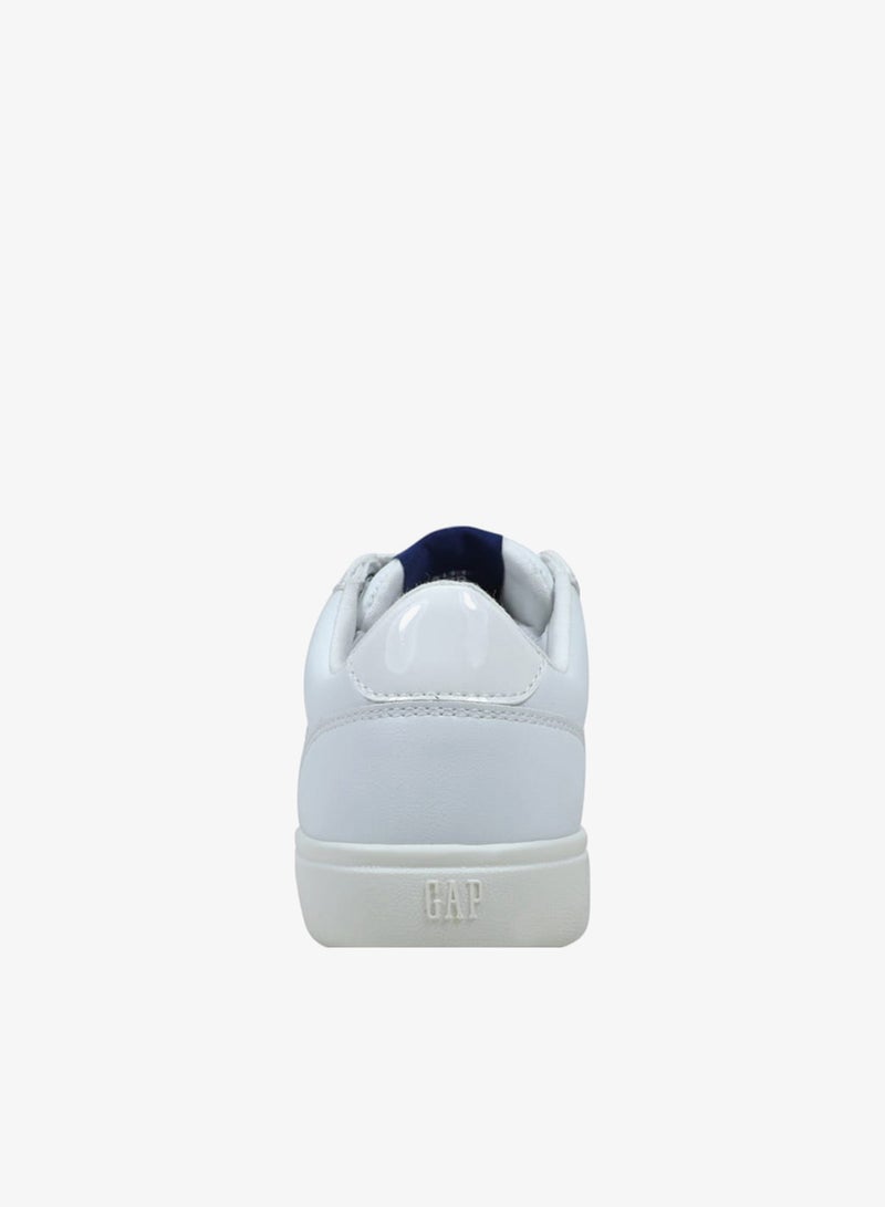 GAP Girls' Stitch Detail Sneakers with Lace-Up Closure - SEATTLE - Image 3