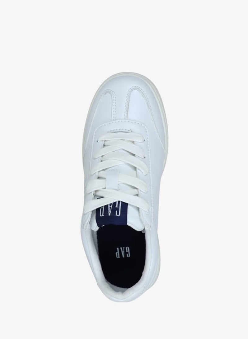 GAP Girls' Stitch Detail Sneakers with Lace-Up Closure - SEATTLE - Image 4