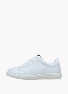 GAP Girls' Stitch Detail Sneakers with Lace-Up Closure - SEATTLE  - Image 1