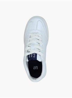 GAP Girls' Stitch Detail Sneakers with Lace-Up Closure - SEATTLE  - Image 4