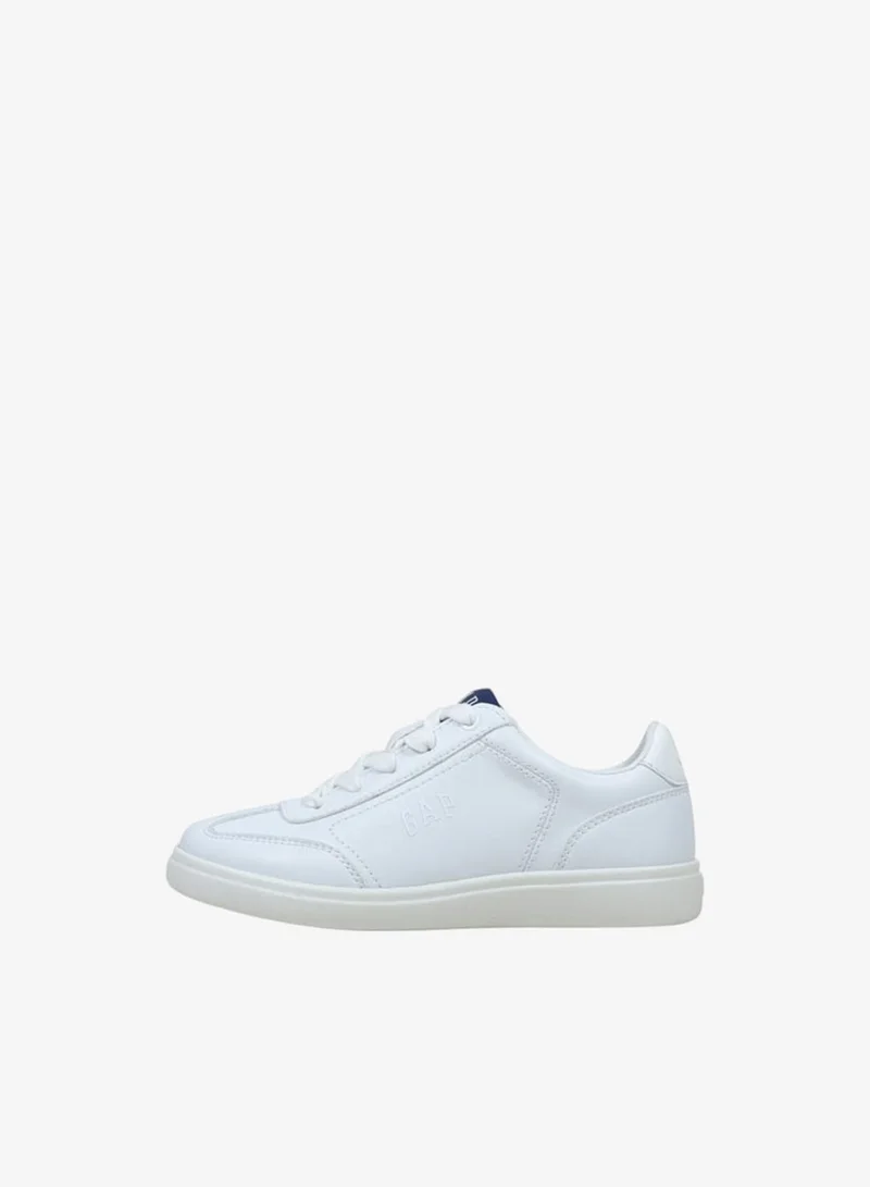 GAP Girls' Stitch Detail Sneakers with Lace-Up Closure - SEATTLE