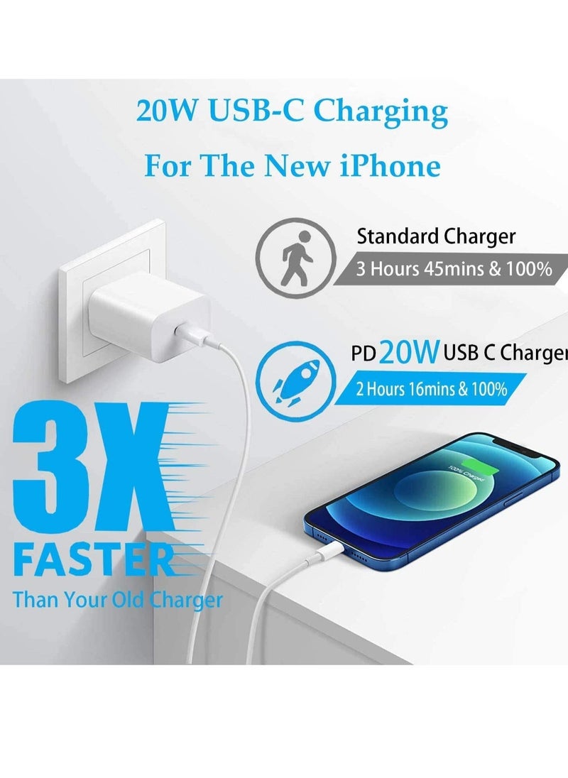 Generic - [Apple MFi Certified] USB-C to Lightning Cable 20W, Stuffcool 2 Pack 6.6FT Power Delivery Fast Charging Data Sync Type C PD Quick Charger Compatible with iPhone 12/12 Pro/11/XS/XR/X 8/iPad - Image 1